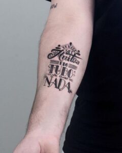 tatuagem de frases inspiradoras