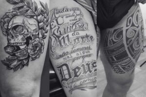 tatuagem na coxa masculina