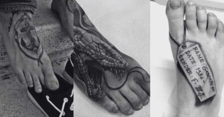 22 Ideias de Tatuagem no Pé Masculino Para Se Inspirar