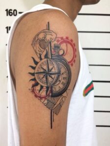 TATTOO KALACHAKRA NO OMBRO