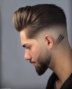 listra no cabelo masculino listra na barba