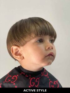 corte tijelinha masculino infantil liso e fino