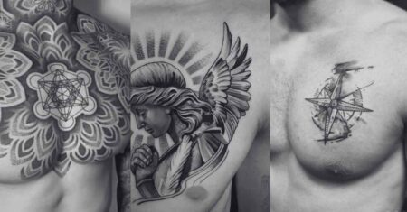 Tatuagem Masculina no Peito: 27 Ideias Para se Inspirar