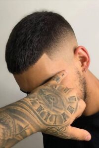 corte degrade baixo masculino