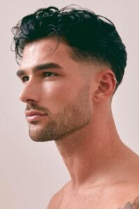 ideias de cortes para cabelo liso masculino