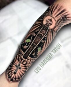 tatuagem de nossa senhora aparecida 