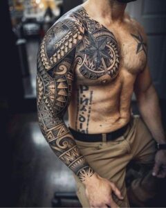 chest tattoo