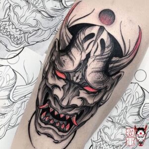 tatuagem demonio oriental