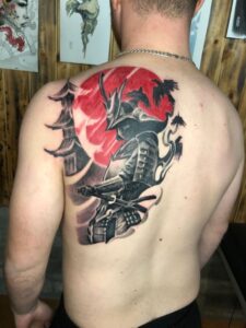 tatuagem oriental samurai 