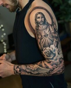 jesus christ tattoo