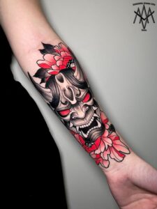 oriental tattoo hannya 